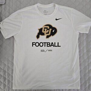 Nike Dri-Fit Colorado Buffaloes Boulder Football Performance t-shirt.